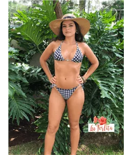 Biquni Fita Fina Preto
